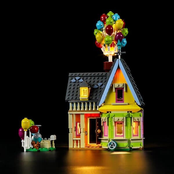 Lightailing Light Kit Belysning till LEGO Disney Huset från Upp Gult sken 43217 LGK578_2