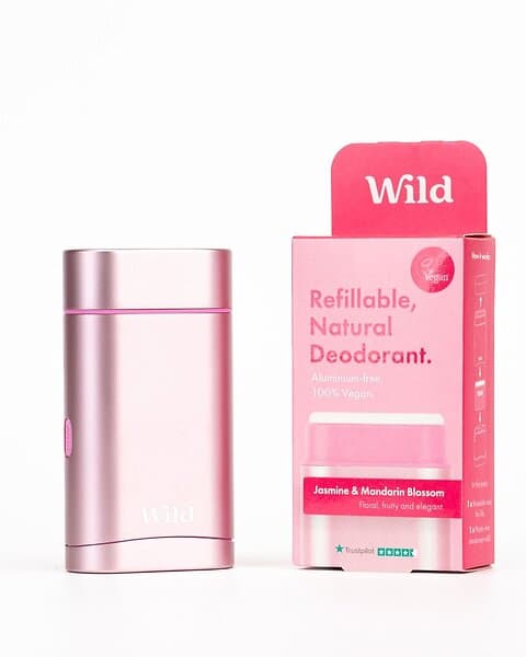 Wild Deodorant Pink Jasmine Case & Mandarin Blossom 40g 40G