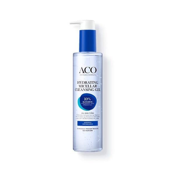 ACO Face Hydrating Micellar Cleansing Gel Oparfymerad 200ml