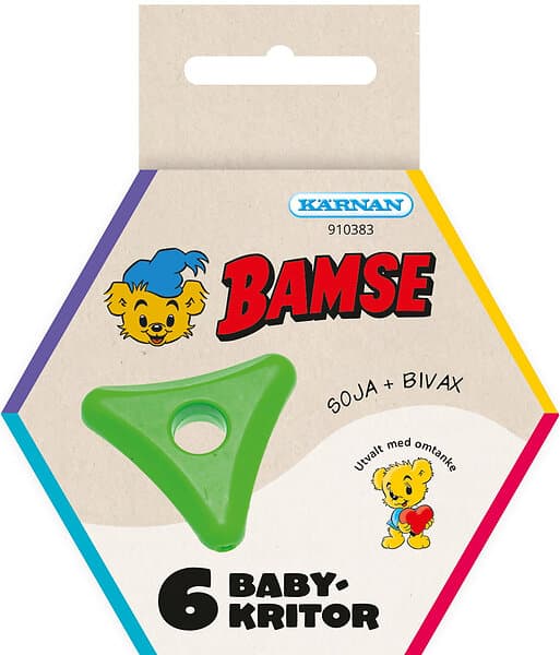 Bamse Babykritor 6 st