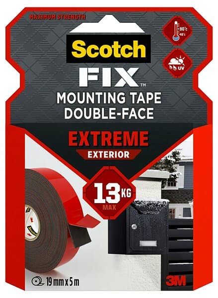 Scotch-Fix Extreme Exterior dubbelhäftande tejp, 13kg