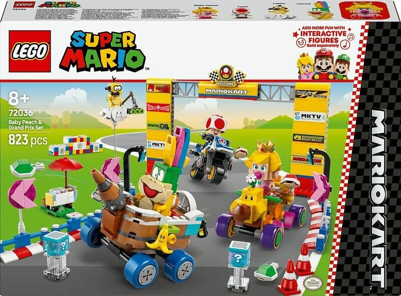 LEGO Super Mario 72036 Baby Peach & Grand Prix Set