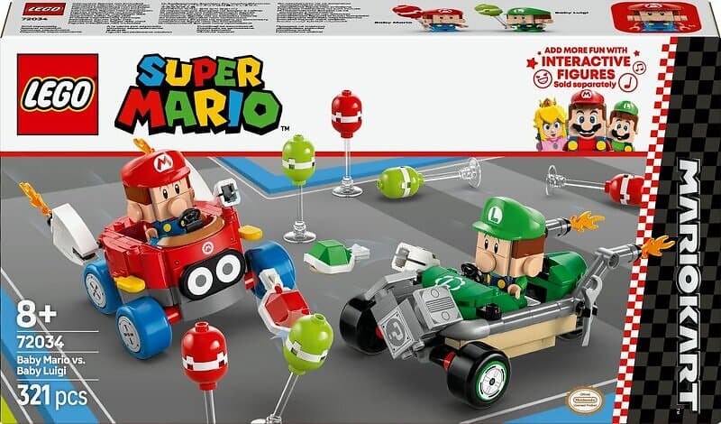 LEGO Super Mario 72034 Baby Mario vs. Baby Luigi