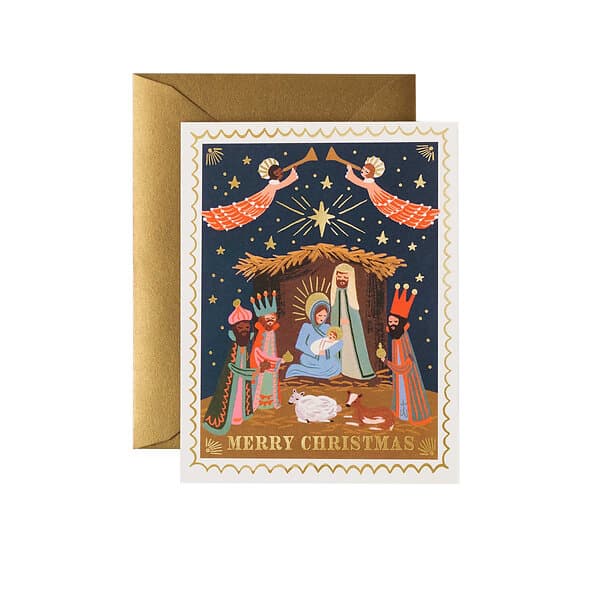 Rifle Paper Co. Christmas Nativity Card