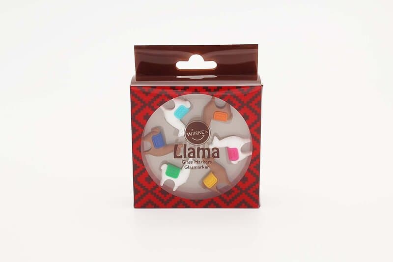 Winkee Drinks Markers Llama Glass Markers
