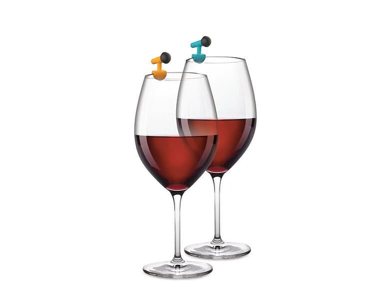 Winkee Microphone Glass Marker Set of 6