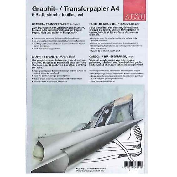 AMI Grafitpapper A4 5-pack vit