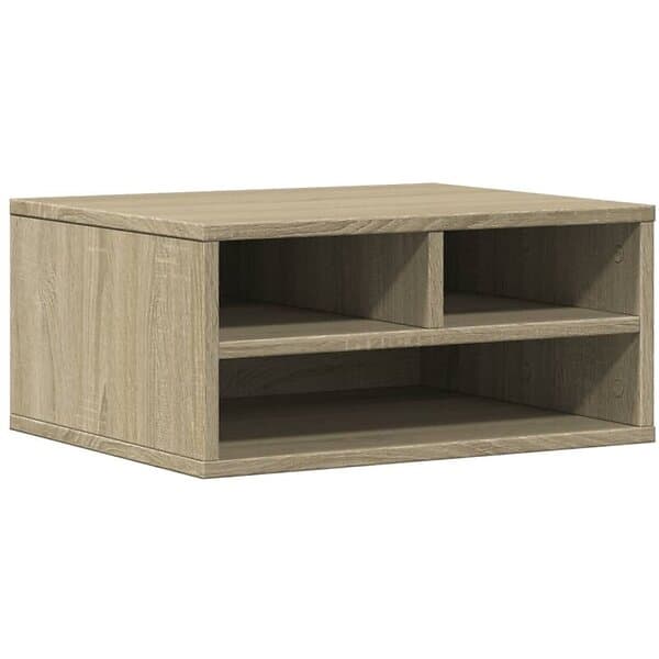vidaXL Skrivarställ sonoma-ek 49x40x22,5 cm konstruerat trä