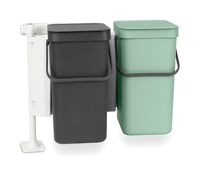 Brabantia Inbyggnadssystem Sort & Go 2x12L