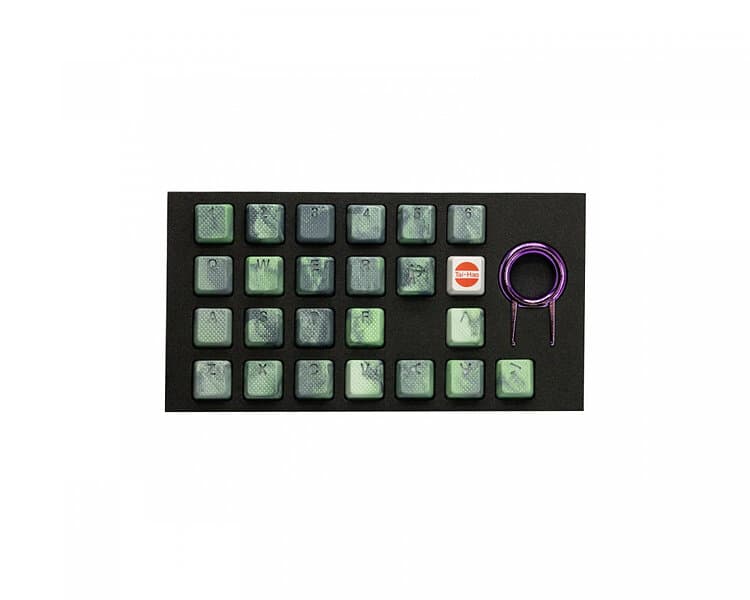Tai-Hao 23-Key Rubber Double-shot Backlit Keycap Set Genbu