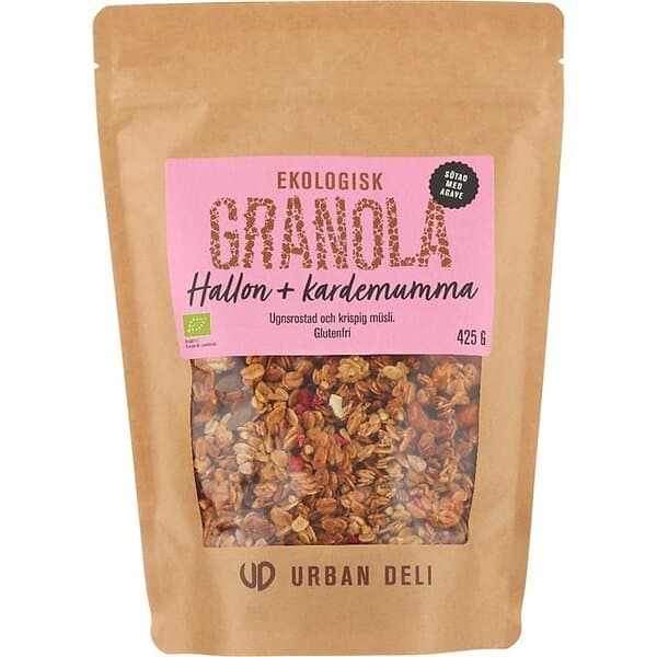 Urban Deli Granola Hallon/Kardemumma EKO 425g