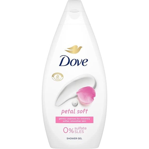 Dove Petal Soft Duschtvål 450ml