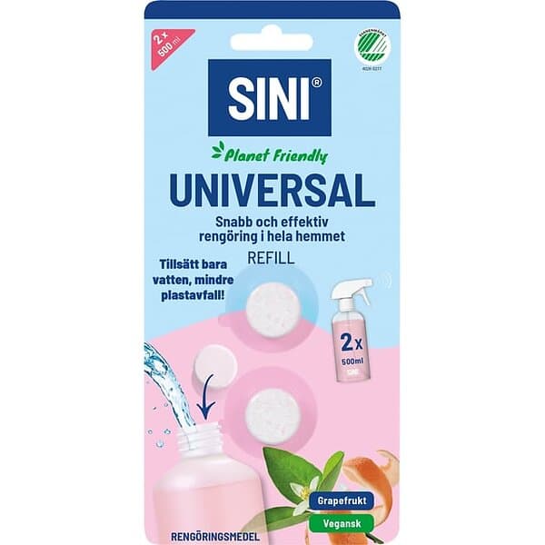 Sini Universal Rengöringstabletter Refill 2 st