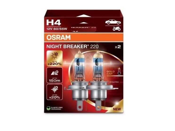 Osram Night Breaker 220 H4 2 64193NB220-2HB