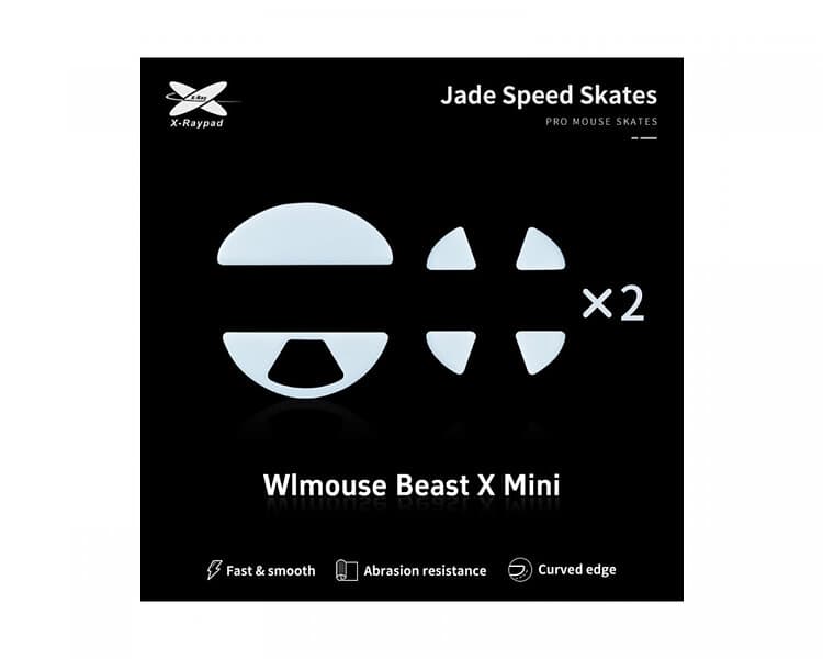 X-Raypad Jade Mouse Skates till WLmouse Beast X Mini