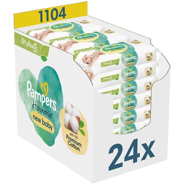 Pampers Harmonie New Baby Våtservetter 24X46 St.