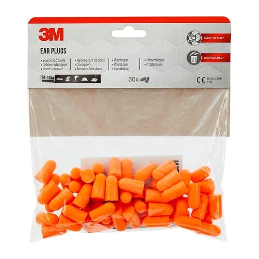 3M MALMBERGS Hörselproppar, 3M 1100, 30st, 54-599