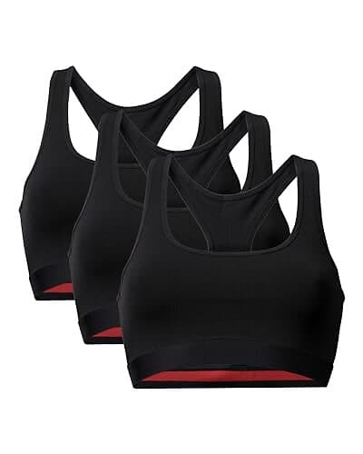 Danish Endurance Organic Cotton Bralette 3-pack