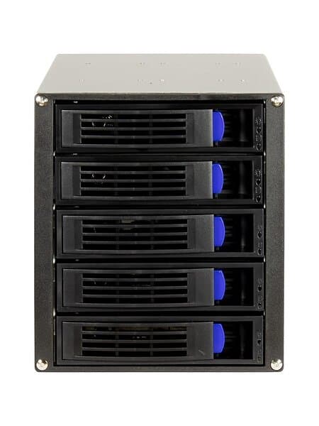 Inter-Tech ST-5255 5-Bay Removable Hard Drive Rack
