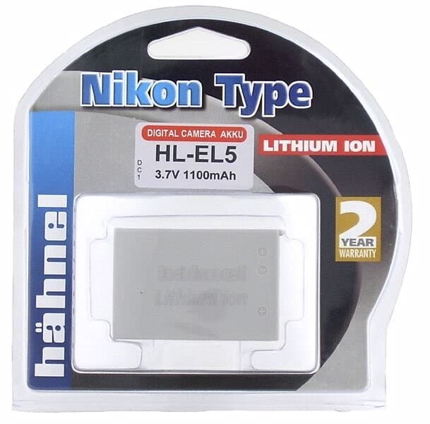 Hähnel HL-EL5 motsvarande Nikon EN-EL5
