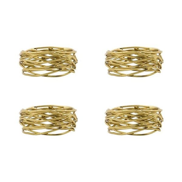 House Doctor Ring servettringar 4-pack