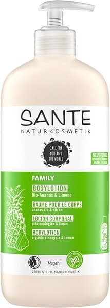Sante Naturkosmetik Kroppsvård Lotions Body Lotion Organic Pineapple & Lemon 500ml