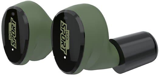 Isotunes FREE Sport Calibre Militärgrön EN352