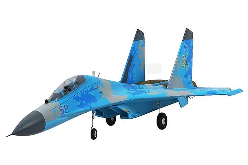XFly Su-27 Twin 50mm EDF PNP Blå Camo