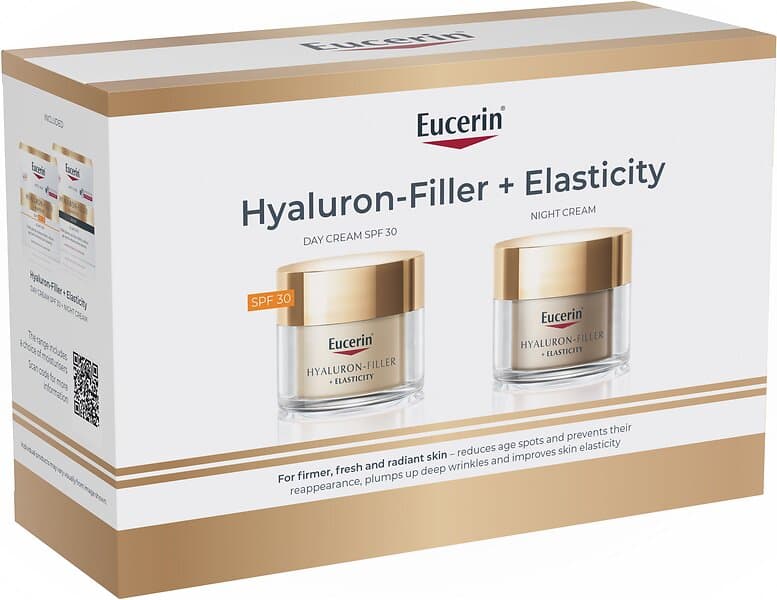 Eucerin Hyaluron Filler Elasticity Day & Night Cream 2x50ml
