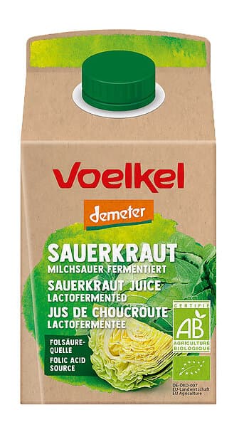 Voelkel Surkålsjuice Mjölksyrad Eko 500ml