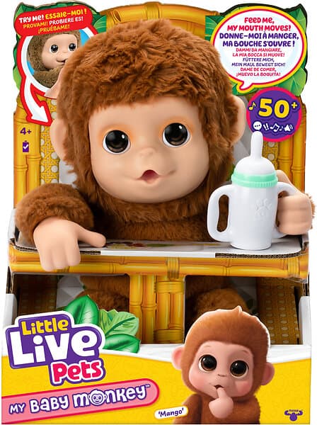 Little Live Pets My Baby Monkey Mango (26558)