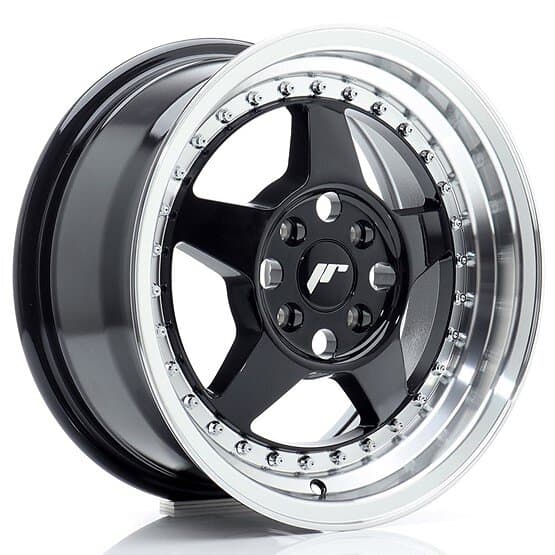 Japan Racing JR6 Gloss Black 7X15 4/100 ET35 CB67,1