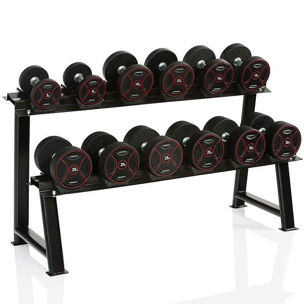 Gymstick Rack For 6 Pr Pro Rubber Dumbbells, Ställning hantlar