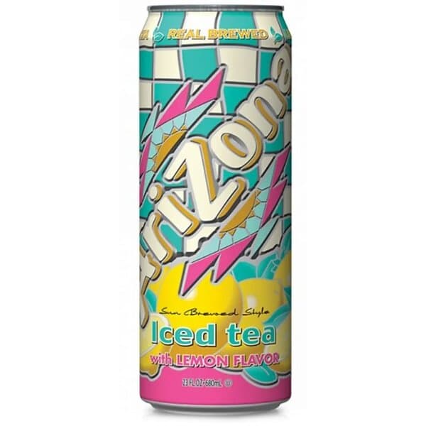 Drink Arizona Iced Tea with Lemon Flavor 680ml