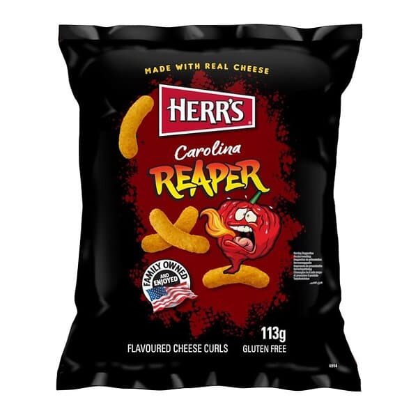 Herr's Carolina Reaper Cheese Curls 113g