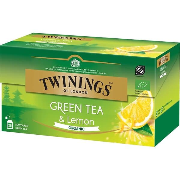 Twinings Grönt Te & Citron 25st