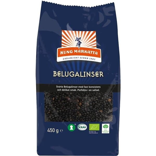 Kung Markatta Belugalinser 450g