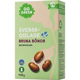 GoGreen Bruna Bönor Svenskodlade 450g