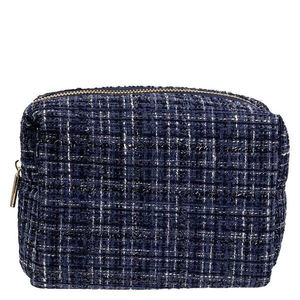 Dark Tweed Make-Up Pouch Small