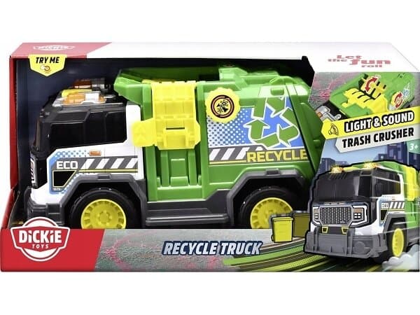 Dickie Toys Recycle Truck Incl. Refuse Container 203306021