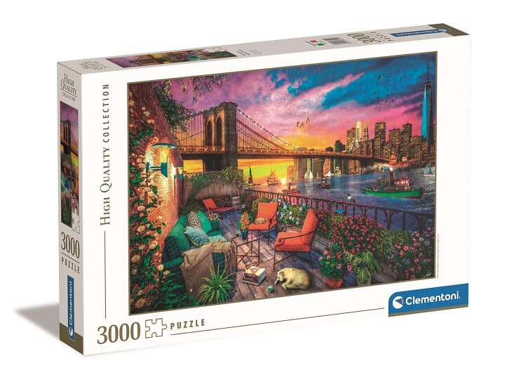 Clementoni Pussel Manhattan Balcony Sunset, 3000 bitar