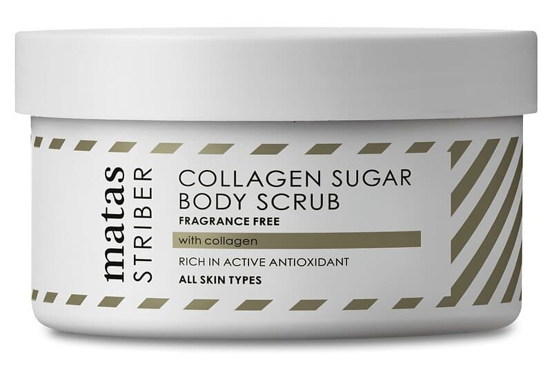 Matas Striber Collagen Sugar Body Scrub Fragrance Free 250g