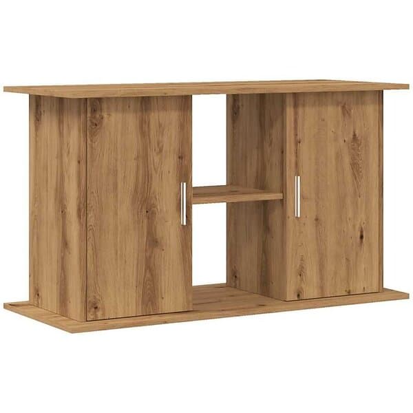 vidaXL Akvariebänk artisan ek 101x41x58 cm konstruerat trä