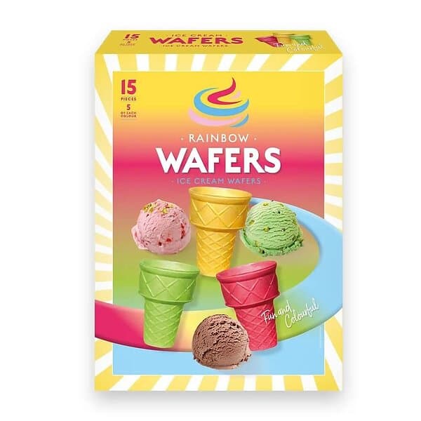 Nordthy Rainbow Wafers 15-pack 80g