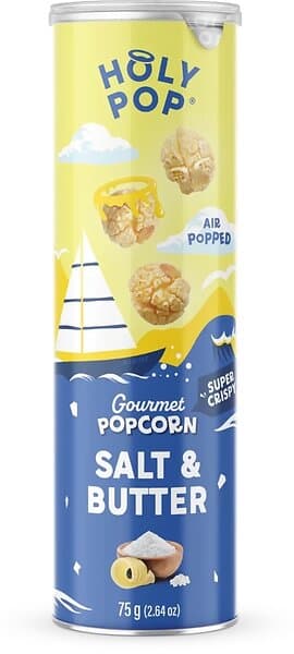 Holy Pop Popcorn Salt & Butter 75g