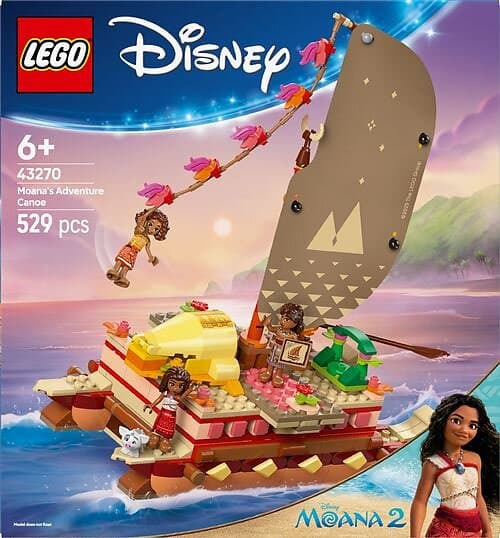 LEGO Disney 43270 Maona's Adventure Canoe
