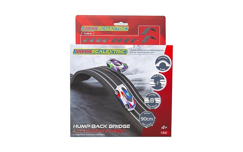 Scalextric Micro Hump Back Bridge tillbehörspaket (G8049)