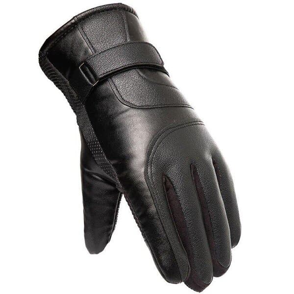 Insulated Mobil Touchvantar/Glove i PU-läder För Herr