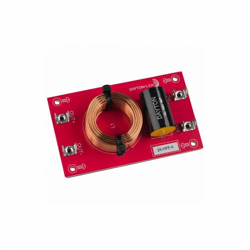 Dayton Audio 2k-HPF-4, 2000Hz högpassfilter 12dB/okt 4ohm