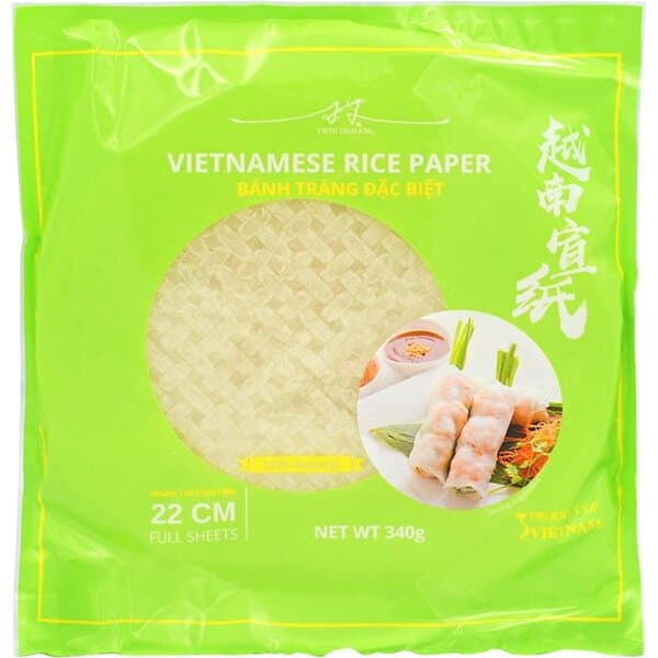 Twin Dragon Rice Papper 22cm 340g